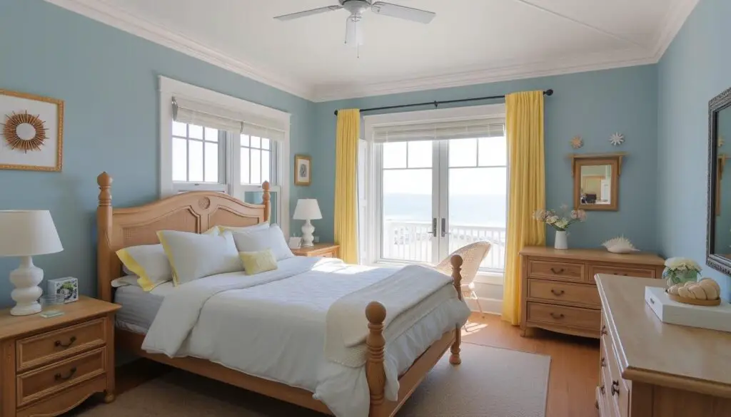 cozy coastal bedroom